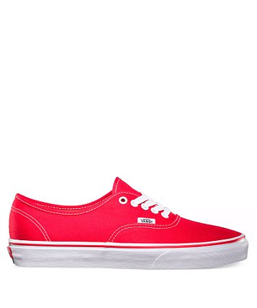 vans authentic vermelho