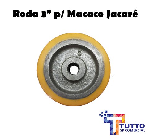 RODAS 3 POL. P/ MACACO JACARÉ 2T - RIBEIRO