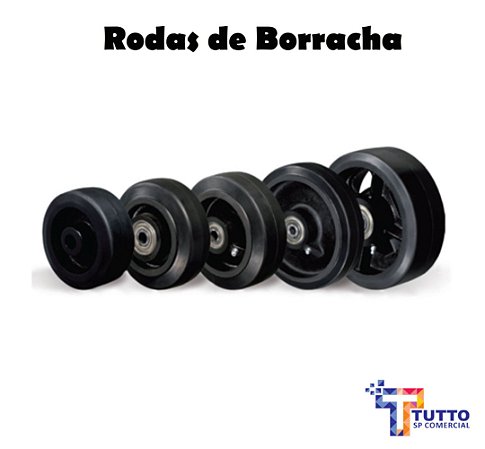 RODAS DE BORRACHA - RB23