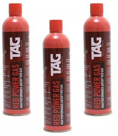 KIT - 3 Green Gás - TAG - Red Power