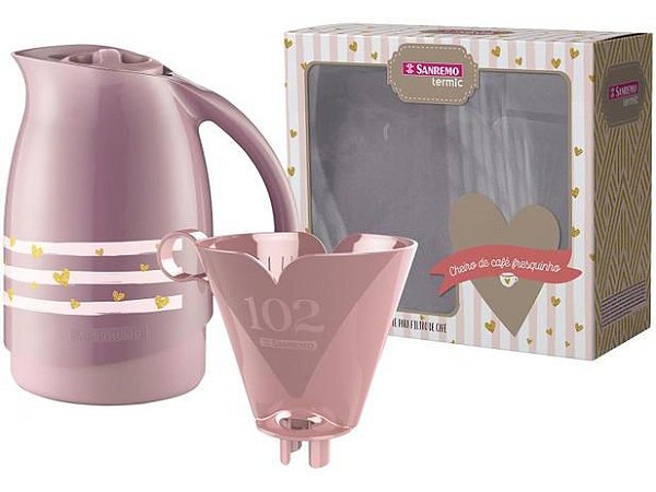 CONJUNTO BULE 700ML + FILTRO DE CAFÉ