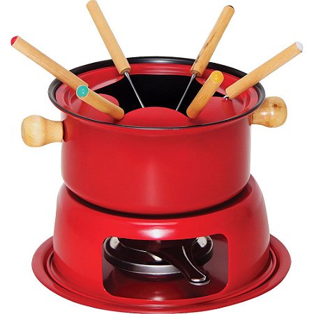 FONDUE VERMELHO 11 PEÇAS