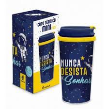 COPO TÉRMICO 200ML NUNCA DESISTA DE SONHAR