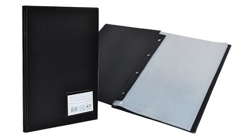 PASTA CATÁLOGO C/50 ENVELOPES PLÁSTICOS