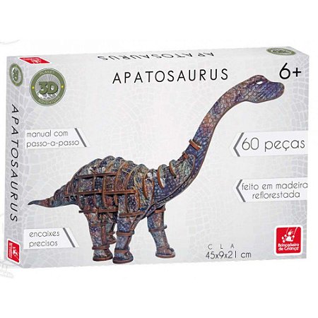 JOGO QUEBRA CABEÇA 3D APATOSAUROS