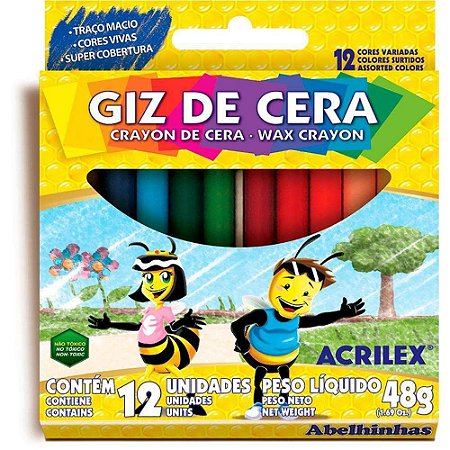 GIZ DE CERA 12 CORES