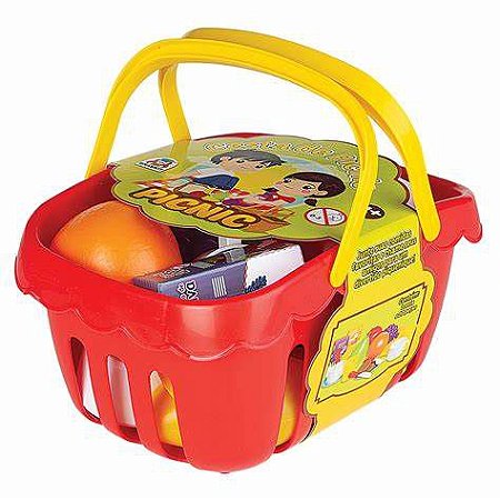 CESTA DE PICNIC VERMELHA