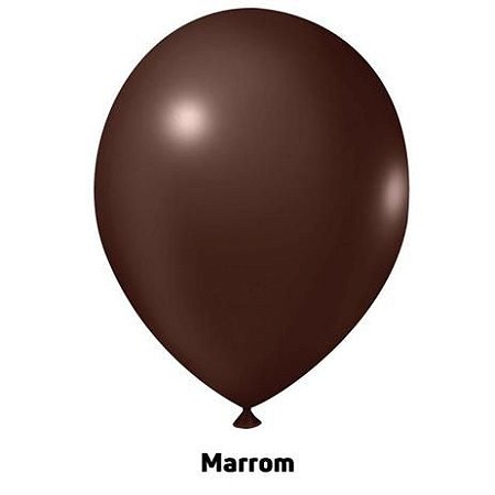 BALÃO N°9 MARROM
