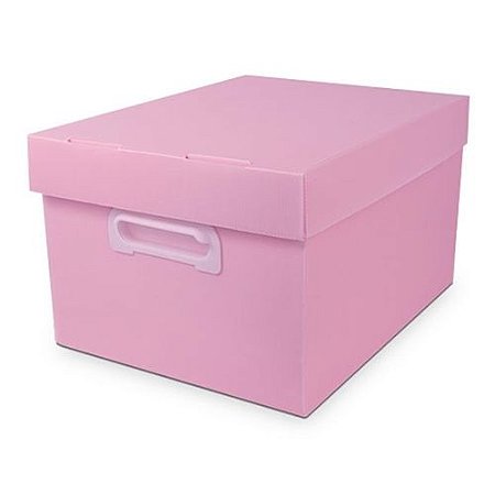 CAIXA ORGANIZADORA ROSA