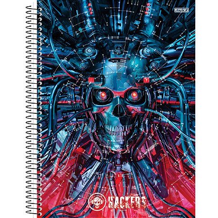 CADERNO 1X1 HACKERS 80 FL