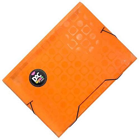 PASTA SANFONADA C/12 NEON LARANJA