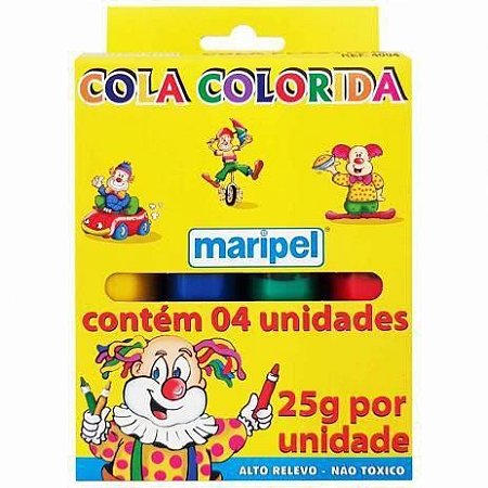 COLA COLORIDA C/4 CORES