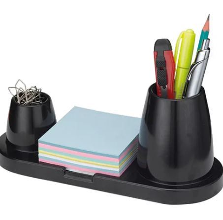 PORTA CANETA TRIO PLUS PRETO