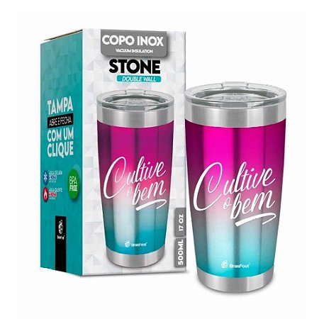 COPO TÉRMICO STONE CULTIVE O BEM 11065