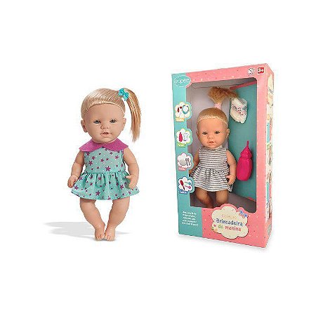 BONECA BRINCADEIRA DE MENINA XIXI