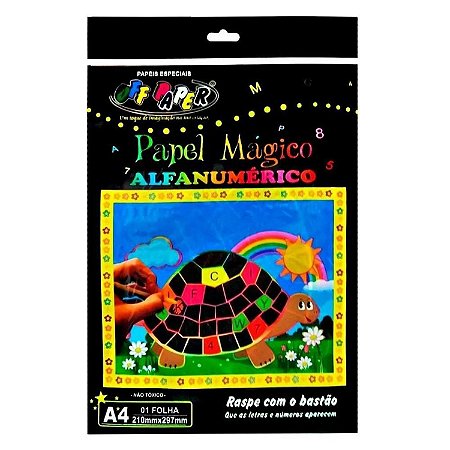 PAPEL MAGICO ALFANUMERICO