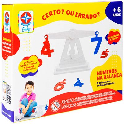 JOGO NÚMEROS NA BALANÇA