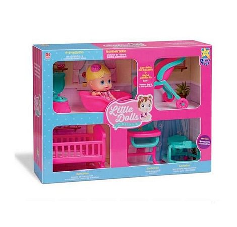 BONECA LITTLE DOLLS CASINHA