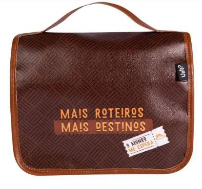 NECESSAIRE VIAGEM POP PÉ NA ESTRADA