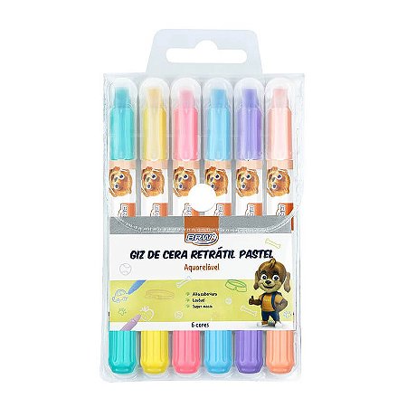 GIZ DE CERA RETRATIL PASTEL