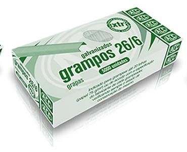 GRAMPO DE GRAMPEADOR 26/6 GALVANIZADO