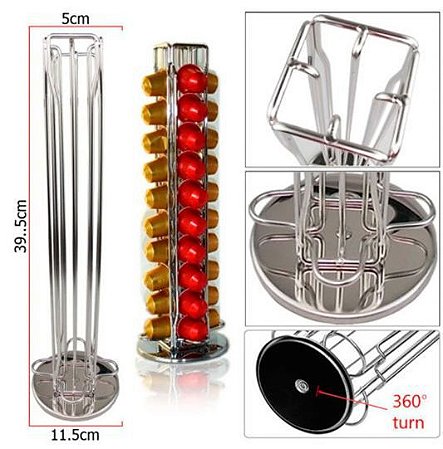 PORTA CÁPSULAS NESPRESSO P/40