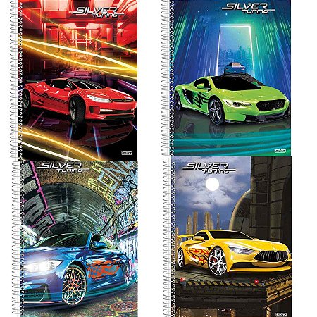 CADERNO SILVER TUNING 1X1 80FOLHAS SD