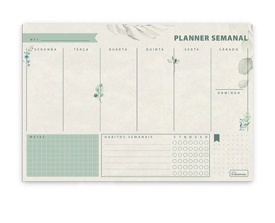 PLANNER BLOCADO SEMANAL NATUS
