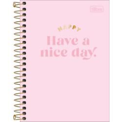 CADERNO UNIVERSITÁRIO HAPPY 80 FOLHAS