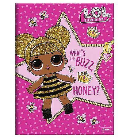 CADERNO BROCHURA L.O.L 1/4 80F.