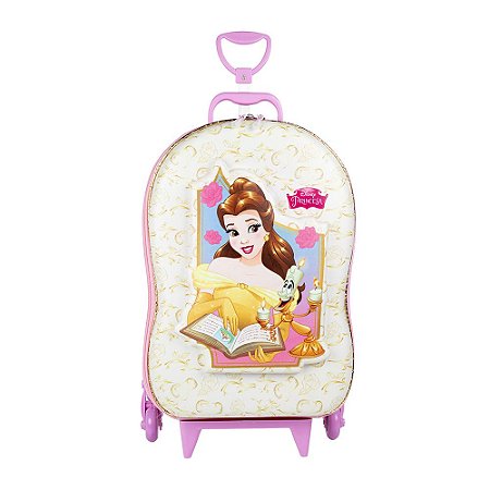 MOCHILA DE RODINHAS PRINCESA BELA 3855GM22