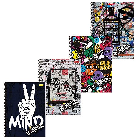 CADERNO 1X1 80 FLS BOMBER