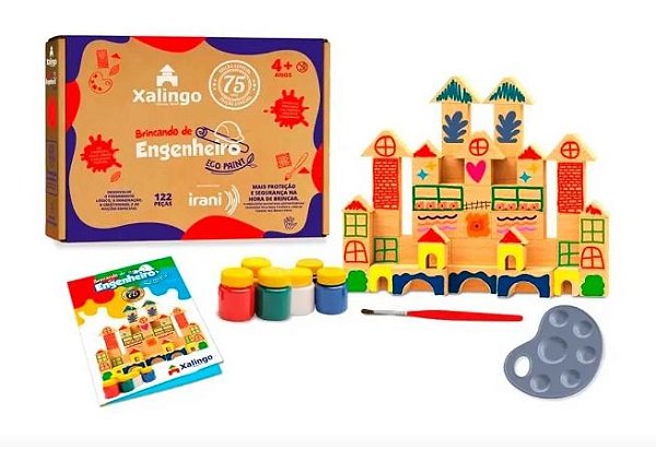 BRINCANDO DE ENGENHEIRO ECO PAINT 122PÇS