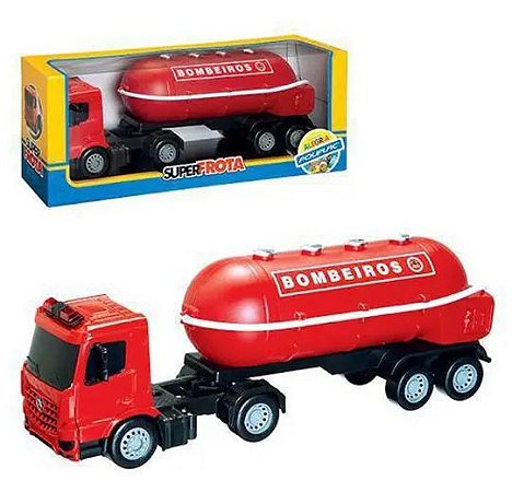 Brinquedo Infantil Superfrota Bombeiros Tanque - Poliplac