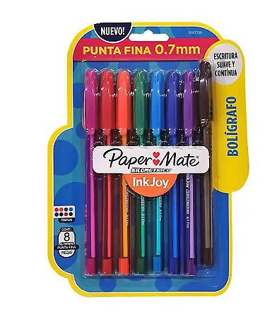 CANETA PAPERMATE 0.7 C/8