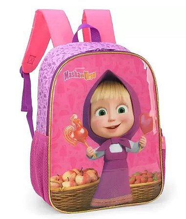 MOCHILA PINK MASHA URSO IS39081MU