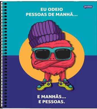 CADERNO INSANO 1X1 80 FOLHAS