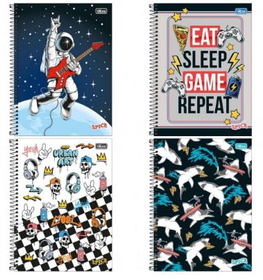 CADERNO 1X1 80FLS SPICE