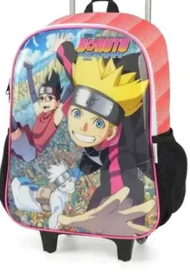 MOCHILA BORUTO C/ RODINHA IC38112BR
