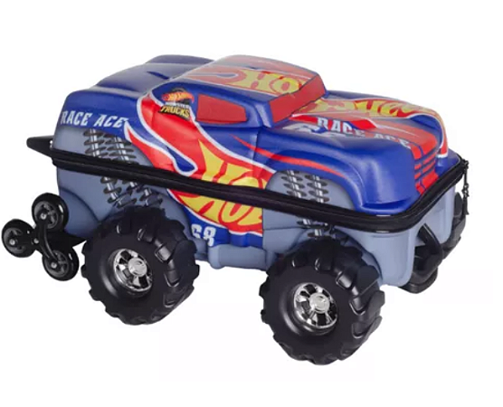 MOCHILA INFANTIL HOT WHEELS RACE MONSTER TRUCKS 3D