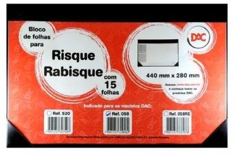RISQUE RABISQUE 440X280MM C15 FOLHAS DAC