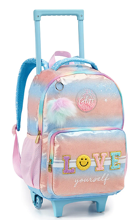 MOCHILA COM RODAS E ALÇA MR42044 LOVE