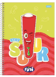 CADERNO UNIV 1X1 CD 80FLS FINI FORONI