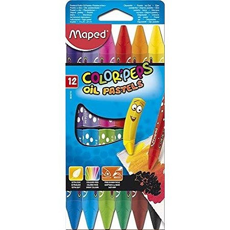 GIZ MEGA PASTEL COLOR ÓLEO C/12