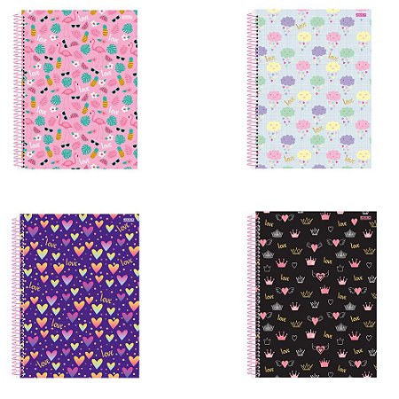 CADERNO LOVE 1X1 P