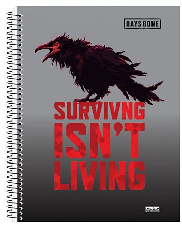 CADERNO 1X1 DAYS GONE PROMOÇÃO