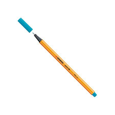 CANETA STABILO 0,4 AZUL CÉU