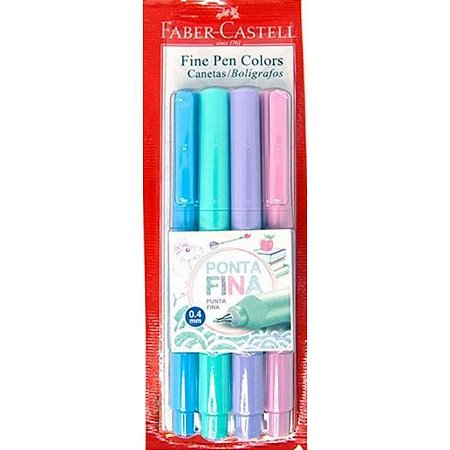 CANETA FINE PEN 04 CORES