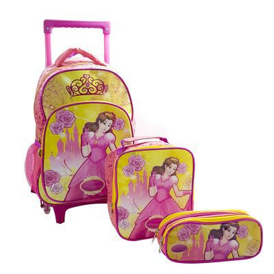 MOCHILA C/ RODINHA/ LANCHEIRA E ESTOJO MR13951