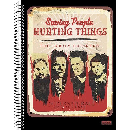 CADERNO 1X1 SUPERNATURAL P